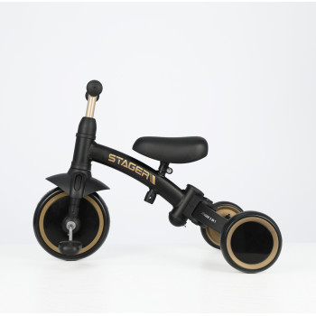 QPLAY Trojkolka Stager 3v1 Platinum, 2-6 rokov