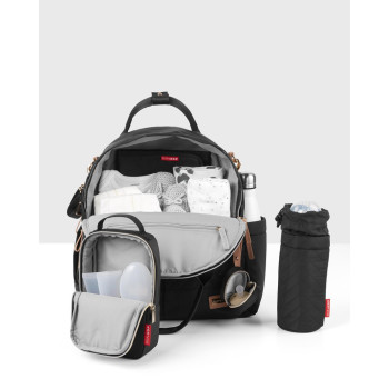 SKIP HOP Taška prebaľovacia/batoh 6v1 Suite Set Black