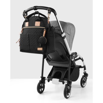 SKIP HOP Taška prebaľovacia/batoh 6v1 Suite Set Black