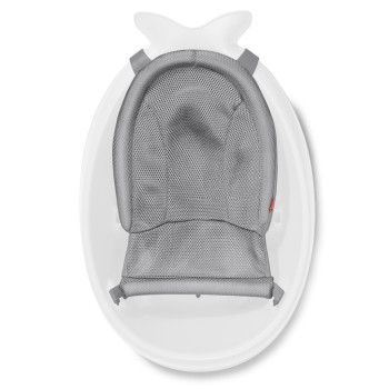 SKIP HOP Vanička s ergonomickou podložkou Moby 3 fázová biela