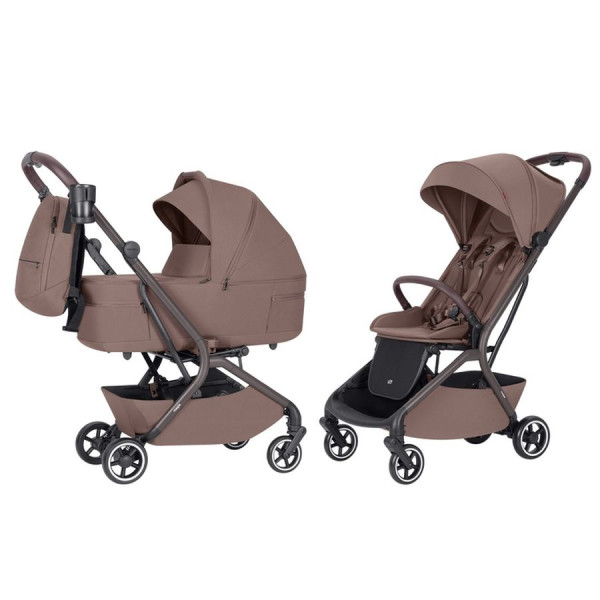 CARRELLO Magia CRL-6555 Glace Pink kombinovaný kočík 2v1