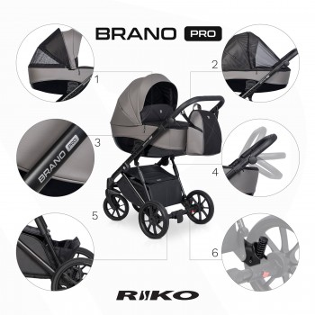 kočík Riko Brano Pro Anthracite